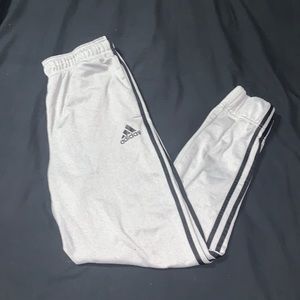 silver mens adidas joggers